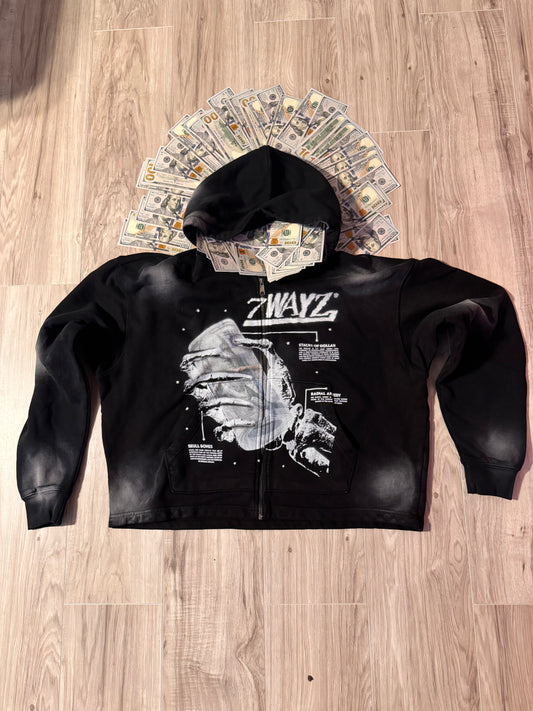 Sun-dried Anatomy zip up set