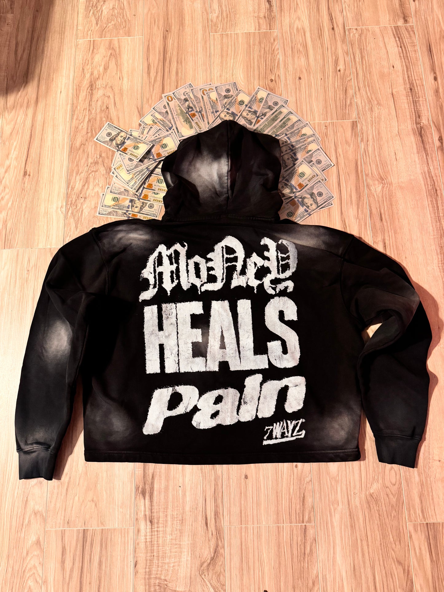 Sun-dried Anatomy zip up set