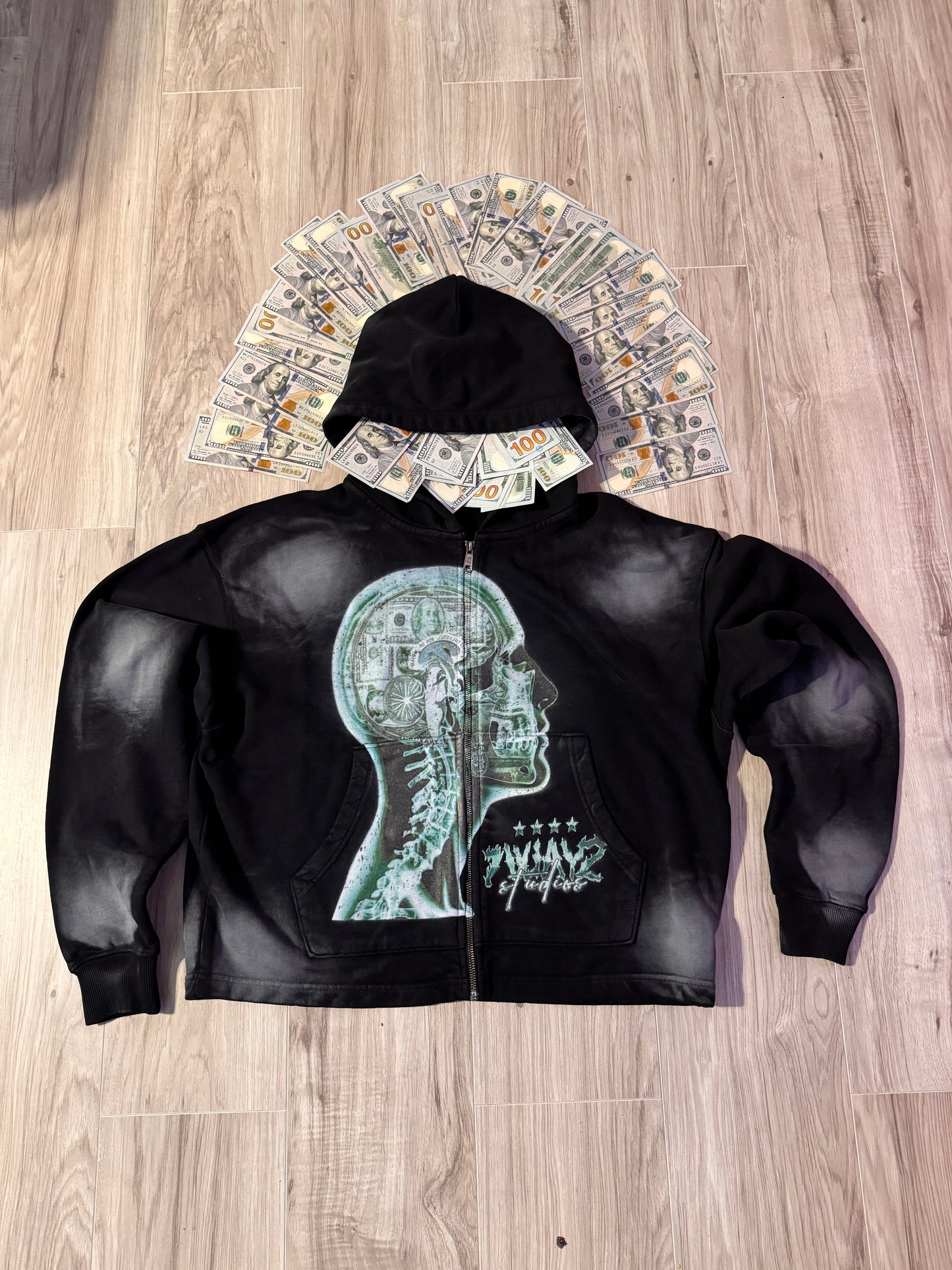 Sun dried Green skull set