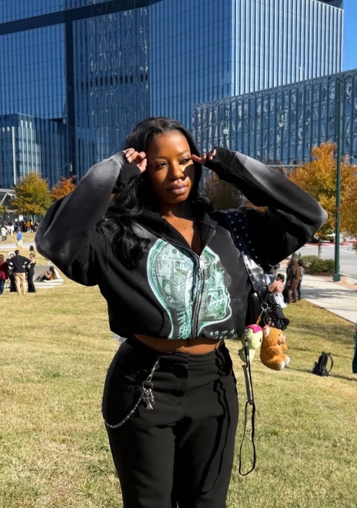 Sun dried Green skull set